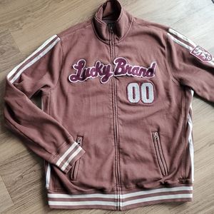 Lucky Brand Men's Zip Up Sweater - Size L